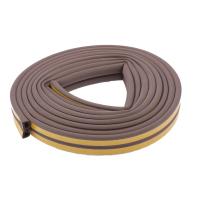 Уплотнитель, 6 м, профиль "D", коричневый, Россия Сибртех