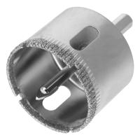 Сверло по керамической плитке и стеклу, 40 х 55 мм, 6 гр.хв-к, с центр. сверлом Сибртех