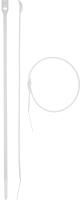 Кабельные стяжки белые КОБРА, с плоским замком, 3.6 х 370 мм, 50 шт, нейлоновые, ЗУБР