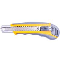 Нож "Мастер Плюс" 18 мм Обрезиненный корпус с напр