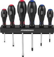 Набор отверток стержневых HERCULES, 6 предметов Jonnesway D03PR06S