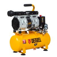 Компрессор DLS650/10 безмаслянный малошумный 650 Вт, 120 л/мин,ресивер 10 л Denzel