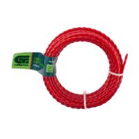 Леска для триммера овальная витая, 3,0 мм х 10 м, Россия Сибртех