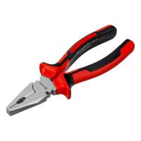 Плоскогубцы NICKEL, 180 мм, никелированные, двухкомпонентные рукоятки Matrix