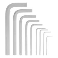 Набор ключей имбусовых HEX, 1,5–10 мм, CrV, 9 шт., короткие, сатин. Matrix