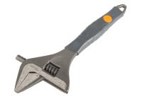 1045-11-200 ключ разводной 200мм, УСИЛЕННЫЕ ТОНКИЕ ГУБКИ, обрезиненная рукоятка, Sturm