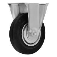 Колесо неповоротное d-125мм, крепление  платформенное Сибртех