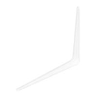 Кронштейн угловой с ребром 250 х 300 мм, белый Сибртех