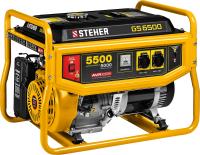 Бензиновый генератор, 5500 Вт, STEHER GS-6500