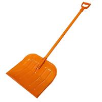 Лопата снегоуборочная поликарбонатная, алюминиевый черенок, ХАСКИ, 460х400 мм РемоКолор