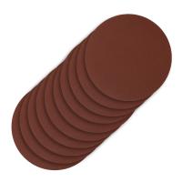 Круг абразивный на ворсовой подложке под "липучку", P 320, 125 мм, 10 шт. Сибртех