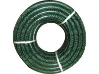 Шланг поливочный "ЛЮКС" ПВХ армированный ,зеленый, 3-х слойный, 1,85мм, D 1/2",25м Yard