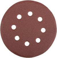 Круг шлифовальный универсальный STAYER "MASTER" 8 отверстий, Р180, 125мм, 5шт