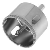 Сверло по керамической плитке и стеклу, 45 х 55 мм, 6 гр.хв-к, с центр. сверлом Сибртех