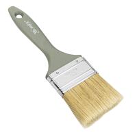 Кисть плоская "Евро" 2,5", натуральная щетина, пластмассовая ручка MTX