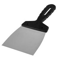 Шпательная лопатка из нержавеющей стали, 100 мм, пластмассовая ручка Россия