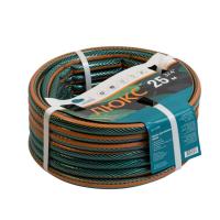 Шланг поливочный"ЛЮКС" ПВХ армированный, зеленый, 3-х слойный,, 2,2мм, D 1", 25м Yard