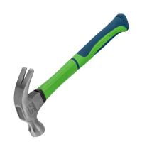 Молоток-гвоздодер,450г, фибергласовая обрезиненная рукоятка Сибртех