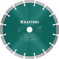 Диск алмазный сегментный по железобетону и бетону KRAFTOOL Universal 230х22 мм 36680-230