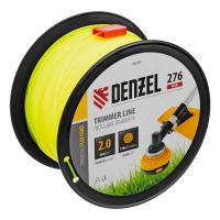 Леска для триммера круглая, 2,0мм х 276м, на DIN катушке FLEX CORD// Denzel