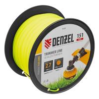 Леска для триммера круглая, 2,7мм х 151м, на DIN катушке FLEX CORD// Denzel