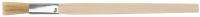 Кисть узкая, натуральная светлая щетина, деревянная ручка 15 мм