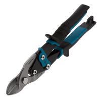 Ножницы по металлу "PIRANHA",230мм,прямой усил.рез (BULLDOG),сталь-СrMo,двухкомп.рук-ки  Gross