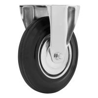 Колесо неповоротное d-200мм, крепление  платформенное Сибртех