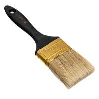 Кисть плоская "Профи" 2,5", натуральная щетина, пластмассовая ручка MTX