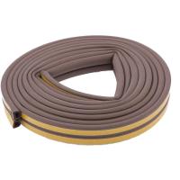 Уплотнитель, 12 м, профиль "D", коричневый, Россия Сибртех