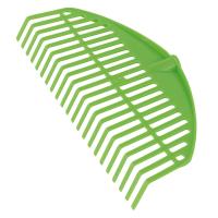 Грабли веерные пластиковые, 430 мм, 22 плоских зуба, без черенка, Россия Sparta