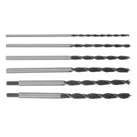 Набор сверл по дереву, 6-8-10-12-13-14 мм, L 300 мм, 6 шт., цилиндрический хвостовик Sparta