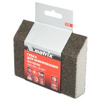 Губка для шлифования, 120 х 90 х 25 мм, трапеция, мягкая, P60 Matrix