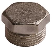 Заглушка GENERAL FITTINGS никелированная латунь, 6-ти гранная головка, наружная резьба, 1"