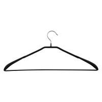 Вешалка металлическая для верхней одежды с прорезиненным противоскользящим покрытием 45 см, Home Pal