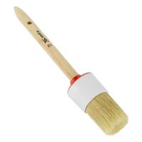 Кисть круглая №12 (45 мм), натуральная щетина, деревянная ручка MTX