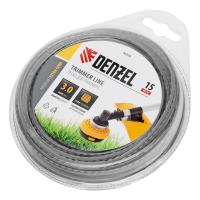 Леска для триммера двухкомпонентная зубчатый квадрат, 3,0мм х 15м, блистер EXTRA CORD// Denzel