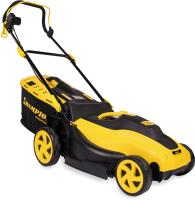 Газонокосилка эл. CHAMPION EM4217 (1,8 кВт пласт+ткань травосб. 50л  шир.420мм выс.20-70мм, 12,5кг)