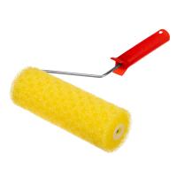 Валик "СТРУКТУРНЫЙ" поролоновый с ручкой, "горошек", 230 мм, D - 80 мм, D ручки - 6 мм MTX