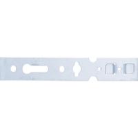 Пластина анкерная АО для оконного профиля KBE, VEKA, 150 мм (58 c), цинк, Россия Сибртех