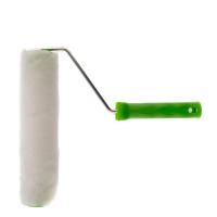 Валик "ИСКУСТВЕННЫЙ МЕХ" с ручкой, 250 мм,ворс 15 мм, D - 48 мм, D руч. - 6 мм, полиэстер Сибртех