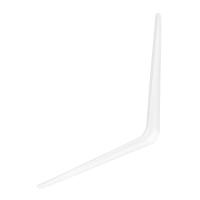 Кронштейн угловой с ребром 350 х 400 мм, белый Сибртех