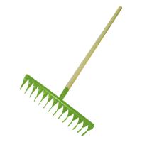 Грабли витые 14 зубов, лист 2,0 с чер 1200мм 1 сорт Россия