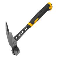 Молоток кровельщика, 600 г, цельнокованый, боек с магнитом, двухкомп. обрезин. рук-ка  Denzel 10623