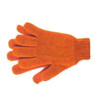Перчатки трикотажные, акрил, двойные, цвет: оранжевый, двойная манжета, Россия Сибртех