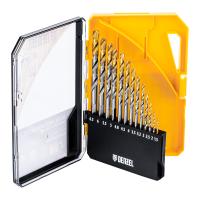 Набор сверл по металлу, 1,5-6,5мм, Р6М5-TiN, Golden Tip, 13 шт  Denzel 723002