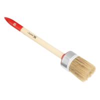 Кисть круглая Профи №8 (35 мм), натуральная щетина, деревянная ручка MTX