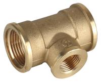 Тройник GENERAL FITTINGS переходной, латунь, г/г/г, 3/4"-1/2"-3/4"