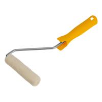 Мини-валик в сборе "Лаки" , 110 мм, ворс 5 мм, D - 16 мм, D ручки - 6 мм, велюр Сибртех