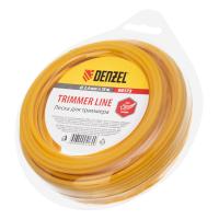 Леска для триммера звезда, 2.4мм х 15м, блистер Denzel